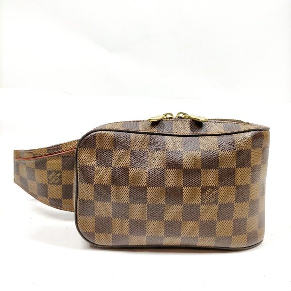 Louis Vuitton Brown Checkered Crossbody Bag - Picture 1 of 9